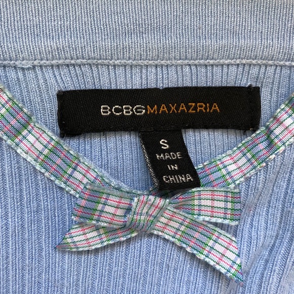 BCBG baby blue crop top 🦋 - Picture 3 of 3